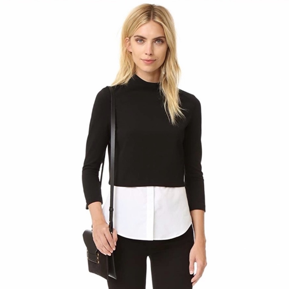 Theory Gracila Twill Oxford Top